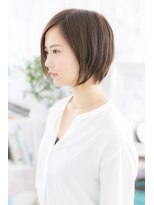 ミック ヘアアンドビューティー 大山店(miq  Hair&Beauty)&nbsp;前下がりボブで＊ナチュラルクールな大人顔b