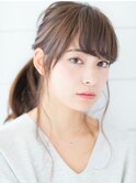簡単カジュアルポニーテール　[銀座]