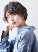 [K-two青山]ふんわりパーマでゆるふわショート[表参道]