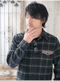 ラフな動きで大人無造作ロングウルフP