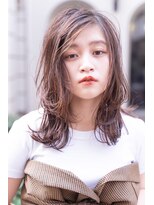 アルテ(ARTE)&nbsp;【ARTE表参道/青山】小顔レイヤー×シアベージュ×艶カラー