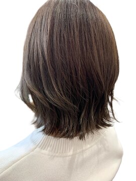 ムニ(MUNI) ＊くびれボブ×シアーブラウン＊