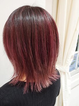 TJ天気予報 3t 日進店 ピンクハイライト◇