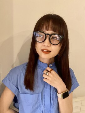 ネオリーブ チロル 横浜西口店(Neolive CiroL.) 顔周りレイヤー☆オレンジブラウン【seira】