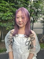 ラベンダーピンクベージュカラー