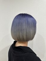 イリス(Iris) パープル×ホワイト×グラデーション