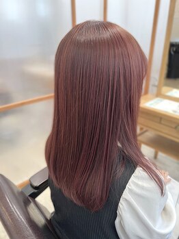 エルベ 内原店(elve)の写真/【カット+ダブルカラー+プラチナTR¥20663～】しっかりとした発色と透明感が手に入る☆［水戸/内原］