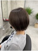切りっぱなしくびれショートボブ
