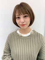 ハローバイシー 仙台(Hello by Sea)&nbsp;切りっぱなしボブ×レイヤーカット/カカオブラウン[仙台]