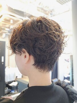 シャロン(SHARON) 【SHARON原宿】触りたくなるくるりんパーマ×ショートヘア