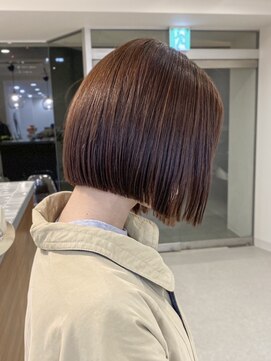 コルユニテ(col. unite) ボブ/ボブヘア/カット/切りっぱなしボブ/ブラウン/ナチュラル