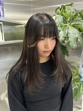 ゼスト 八王子店(ZEST) 顔周りカット/顔周りレイヤー【藤野はるひ】