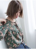 ぱつっと感×ウェットボブ