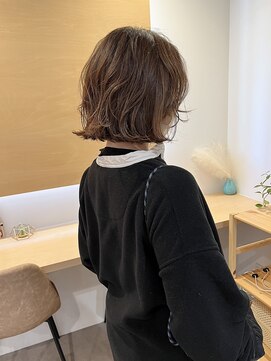 デルタ(Delta) ボブ#小顔#レイヤー#レイヤーボブ#パーマ風スタイリング