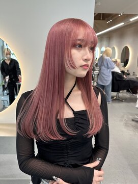 ソル ジングウマエ(SOL JINGUMAE) スプリングピンク/姫カット/レイヤースタイル