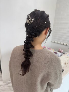 ビューティーサロン クロス(CROSS) お呼ばれ／ヘアセット／編みおろし／20代30代40代