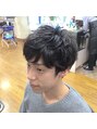 アラカワオム(homme) ソフトツイスト風でアレンジのしやすいスタイルも得意です