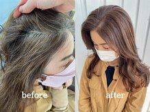 ユラギフロムユイマァル 水島店(YURAGI from YUIMARL)の雰囲気（YUIMARLの強み♪【脱白髪染め】《髪質改善/白髪染め/縮毛矯正》）