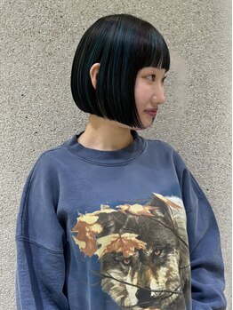 マイル 渋谷(mile)の写真/"お肌がワントーン上がる美髪カラー*"艶も叶う女性のための髪質改善薬剤配合のハイトーンカラー*[渋谷駅]