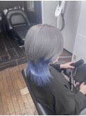 シルバー×ブルー