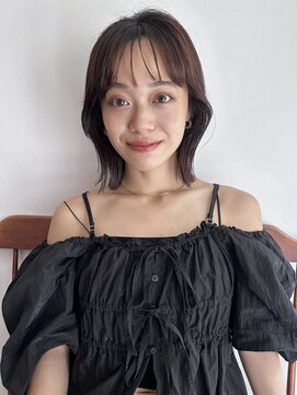 ガーランド (Garland) ☆ミディアムレイヤー/顔まわりカット/オージュアカラー