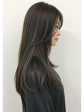 アントワープトーキョー(antwerp TOKYO) カーキブラウン30代40代50代寒色系カラー髪質改善トリートメント