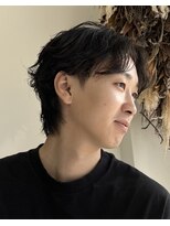 ネクストフォーヘアー(NEXT for hair)&nbsp;シャドーパーマ×センターパート