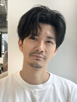 アビーファイブ(ABBEY 5)&nbsp;アップバングニュアンスパーマメンズパーマリバースメンズmen's