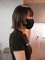 ジュール(JOULE'S)&nbsp;外ハネボブ/切りっぱなし/ブリーチ/ダブルカラー/名古屋伏見