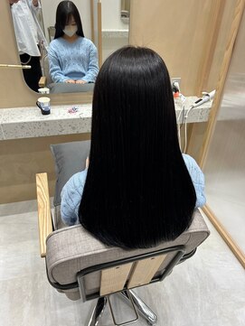 ジーナ 船橋(Zina) 髪質改善＊ロングレイヤーグレーベージュ＊美髪【Zina船橋】