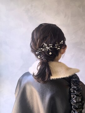 ミディアムヘアアレンジ