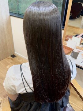 テラスヘア 三条(TERRACEhair) 柔らか質感オリーブカラー