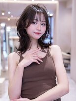 エースハバナ 渋谷(1 HAVANA)&nbsp;顔周りレイヤーカット/小顔/くすみブラウン/髪質改善