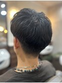 MEN’S HAIR/サーフカール/刈り上げセンターパート/印西市
