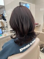 ピークアブー ワン(PEEK-A-BOO ONE)&nbsp;レイヤーカット大人くびれミディアムくびれヘア