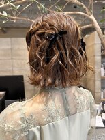 オムズ 大須店(OM's)&nbsp;ルーズハーフツイン/三つ編み/お呼ばれセット/ヘアメ