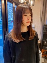 ベルン(bern) @bern_riwa 髪質改善カラー 透明感カラー ナチュラル お顔周り