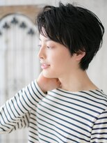 モッズヘア メン 新所沢店(mod's hair men)&nbsp;黒髪かき上げ七三分け爽やかリクルートメンズショートe新所沢