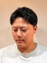 ジェントル(GENTLE) センターパート×ゆるウェーブパーマショート