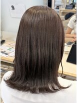 ケンジ 平塚ラスカ店(KENJE) ブラウンベージュ/ブラウンカラー/顔まわりカット/平塚