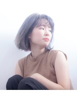 ヘアメイク エイト キリシマ(hair make No.8 kirishima)&nbsp;〔No.8 中村〕ブルー アッシュグレージュ