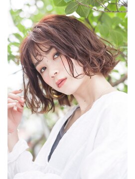 エイミー(Aimee) Aimee  ゆるふわボブ×アッシュベージュ