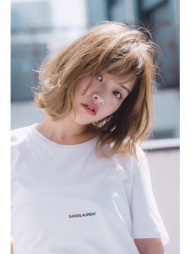 マーブルトウキョウネオリーブ(marbles tokyo neolive) ボブでも３Dカラーがオススメ♪ハイライトで透け感たっぷり☆