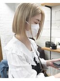 『nanuk＊ueki』ホワイトサンドベージュ＊ケアブリーチ