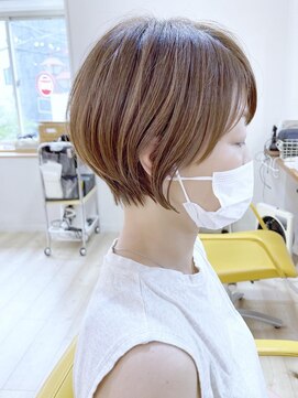 モリオ フロム ロンドン 成増店 【morio成増 セリザワ】くびれショート 髪質改善カラー