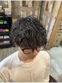 デルフィーノヘアーの波巻きマッシュ
