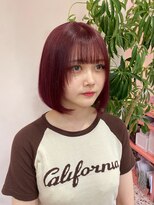 ボタン シブヤ(VOTAN SHIBUYA)&nbsp;カシスレッド/レイヤー/カラー/カット/韓国/渋谷