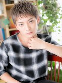 ハイトーンカラー束感ヘアマッシュウルフc5川口10代20代30代