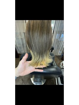 ネイトル(naitre) ハイトーンエンドカラー