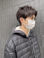 ゴウトゥデイ 岡山店(GO TODAY)&nbsp;刈り上げなし似合わせカット×寒色ラベンダー 【山崎 潤一】